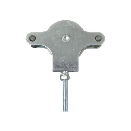 Polea Tendedero Wolfpack Zincado 40 mm. Roldana Metal con Tornillo WOLFPACK LINEA PROFESIONAL