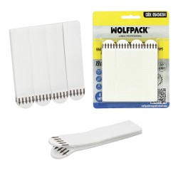 Tiras Colgadoras Adhesicas Con Velcro 19 x 85 mm. Blister 4 unidades WOLFPACK LINEA PROFESIONAL