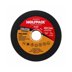 Disco Diamante Evolution Corte Mas Rapido y Preciso Ø 115 mm. Porcelanicos, Gres, Ceramica, Segmento de 15 mm. WOLFPACK LINEA P