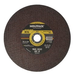 Disco Corte Abrasivo Metal Ø 300 x Ø 32 mm. Espesor 3,2 mm. Disco Radial / Amoladora Universal Con Todas Las Amoladoras WOLFPAC