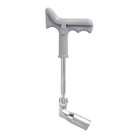 Llave Bujias Articulada 14 mm. Con Mango T WOLFPACK LINEA PROFESIONAL