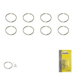 Anilla Llavero Ø 20 mm (Blister 8 piezas) MAURER