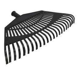 Rastrillo Plastico Trapezoidal Color Negro 32 Dientes SATURNIA