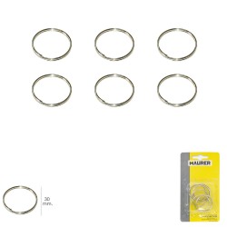 Anilla Llavero Ø 30 mm (Blister 6 piezas) MAURER
