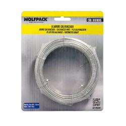 Alambre Galvanizado 1,80mm / 12 (Rollo 50 metros) WOLFPACK LINEA PROFESIONAL