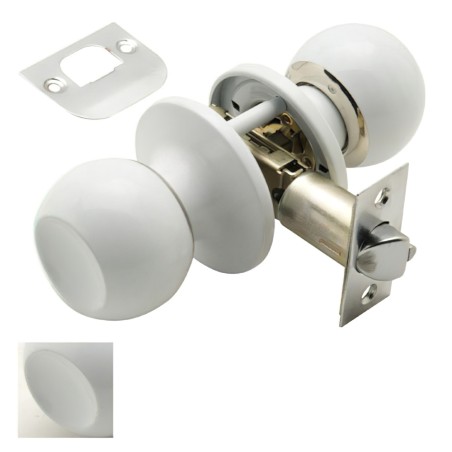 Pomo Puerta Wolfpack Sencillo Blanco Para Pasillo WOLFPACK LINEA PROFESIONAL
