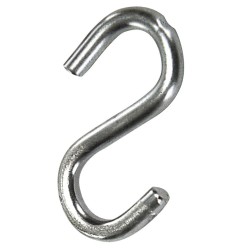 Gancho "S" Hierro Zincado 70 mm. "Uso Doméstico" WOLFPACK LINEA PROFESIONAL