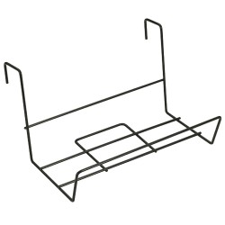 Soporte Para Jardinera Balcon Acero Plastificado Negro 41x18 cm. SATURNIA