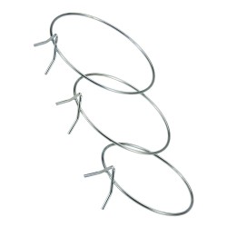 Soporte Maceta Pared Zincado 20 cms SATURNIA