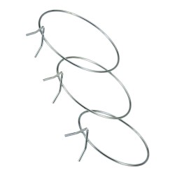 Soporte Maceta Pared Zincado 14 cms SATURNIA
