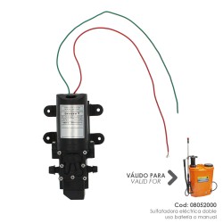 Motor Para Sulfatadora 08052000 Sulfatadora Electrica A Bateria 12 V / 8 Amperios WOLFPACK LINEA PROFESIONAL
