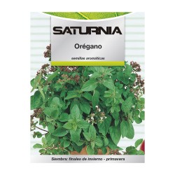 Semillas Aromaticas Oregano (0.3 gramos) Horticultura, Horticola, Semillas Huerto. SATURNIA