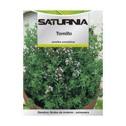 Semillas Aromaticas Tomillo (1 gramo) Horticultura, Horticola, Semillas Huerto. SATURNIA