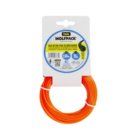 Hilo Nylon Redondo Ø 1,6 mm. (Rollo 15 metros) WOLFPACK LINEA PROFESIONAL
