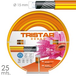 Manguera Tricotado No Torsion 15 mm. - 5/8" Rollo 25 Metros SATURNIA