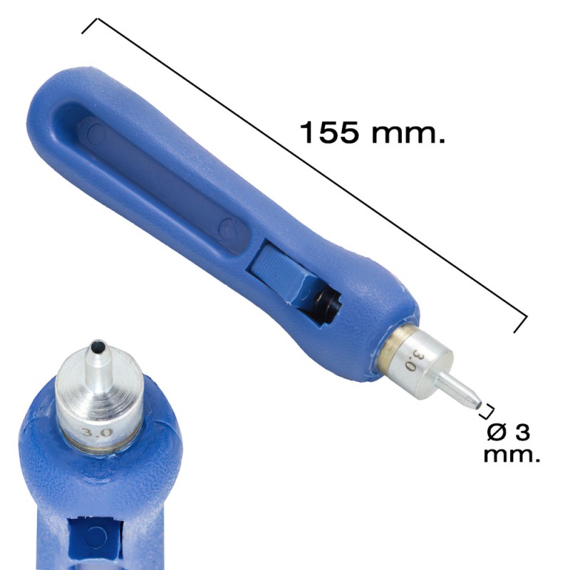 Punzon Para Tubos de Riego / Goteros / Goteos Ø 3 mm. SATURNIA