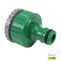 Adaptador Manguera Plástico 3/4 - 1" Hembra Granel SATURNIA