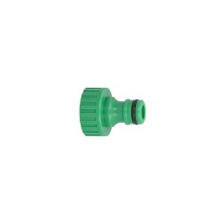 Adaptador Manguera Plastico 3/4 hembra Blister SATURNIA