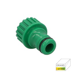 Adaptador Manguera Plastico 1/2 Hembra Granel SATURNIA