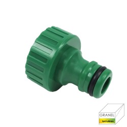 Adaptador Manguera Plastico 3/4 hembra Granel SATURNIA
