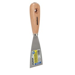 Espatula Mango Madera Hoja Acero 50 mm. Aplicar Yeso, Pintora, Masillas, Pladur, etc. WOLFPACK LINEA PROFESIONAL