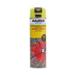 Spray Pintura Trazador Amarillo Fluoresce 500 ml. MAURER