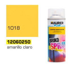 Spray Pintura Amarillo Claro Zinc 400 ml. MAURER