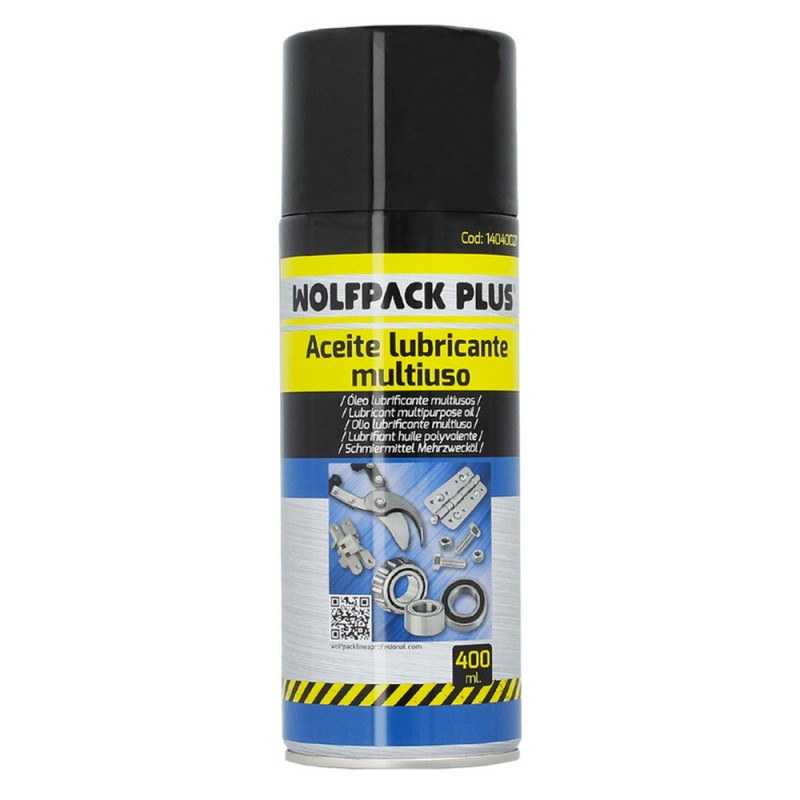Spray Aceite Lubricante Multiuso 400 ml WOLFPACK LINEA PROFESIONAL