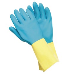 Guantes Neopreno / Latex Bicolor Talla M Doméstico MAURER