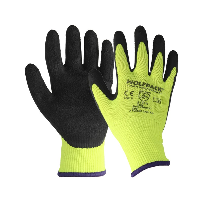 Guantes Latex Soft Foam Talla 7" WOLFPACK LINEA PROFESIONAL