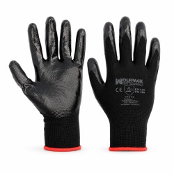 Guantes Nitrilo / Poliester Impregnado 8" WOLFPACK LINEA PROFESIONAL