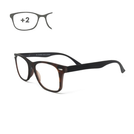 Gafas Lectura Illinois Estampado Carey Aumento +2,0 Gafas De Vista, Gafas De Aumento, Gafas Visión Borrosa EL CHARRO