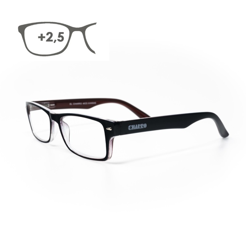 Gafas Lectura Kansas Azul Oscuro / Rojo. Aumento +2,5 Gafas De Vista, Gafas De Aumento, Gafas Visión Borrosa EL CHARRO