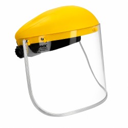 Protector Facial Policarbonato Transparente Con Arnes WOLFPACK LINEA PROFESIONAL