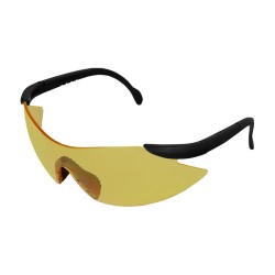 Gafas Proteccion En166 Patillas Ajustables Lentes Ambar, Puente Engomado, Homologadas EN166 WOLFPACK LINEA PROFESIONAL