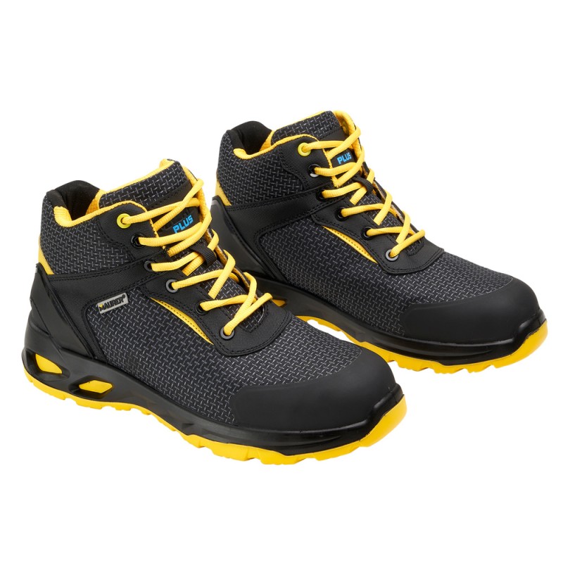 Botas Seguridad Maurer S3 Modelo Amerina Antideslizante con Suela Resistente a los Hidrocarburos. Talla 43. MAURER