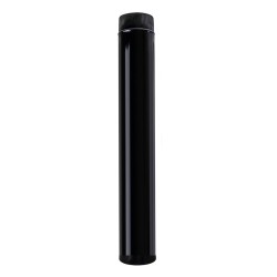 Wolfpack Tubo de Estufa Acero Vitrificado Negro Ø 110 mm. Ideal Estufas de Leña, Chimenea, Alta resistencia, Color Negro WOLFPA