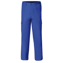 Pantalon De Trabajo Largo, Color Azul, Multibolsillos, Resistente, Talla 44 WOLFPACK LINEA PROFESIONAL