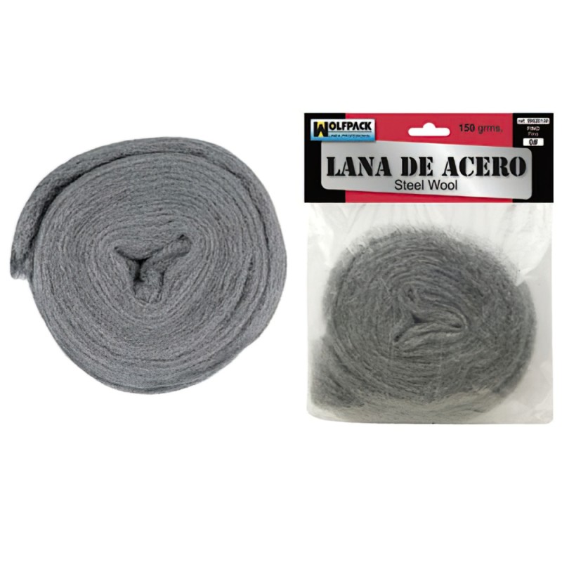 Lana De Acero   150 gr.      0 Fino WOLFPACK LINEA PROFESIONAL