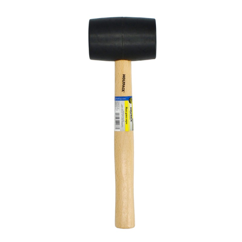 Maza Goma Negra        500 gramos WOLFPACK LINEA PROFESIONAL