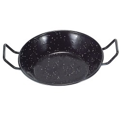 Sartén Doble Honda Con Asas Esmaltada 55 cm. GARCIMA