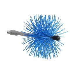Deshollinador Cepillo Nylon Eje Flexible 100 mm. WOLFPACK LINEA PROFESIONAL