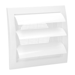 Rejilla De Plastico Con Malla Posterior Y Lamas Movibles 15x15 cm WOLFPACK LINEA PROFESIONAL