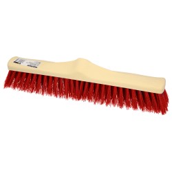 Cepillo Barrendero Industrial Fibra Suave PVC. Soporte Polipropileno 50 cm. (Sin Mango) WOLFPACK LINEA PROFESIONAL