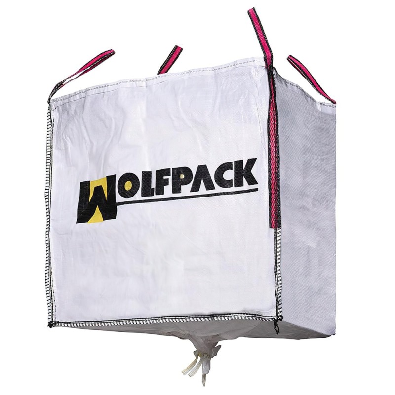 Saco Obra Big Bag Rafia 90x90x90cm. con Válvula. Carga máxima seg. 1.000Kg. ARTICULOS SIN MARCA PREDETERM