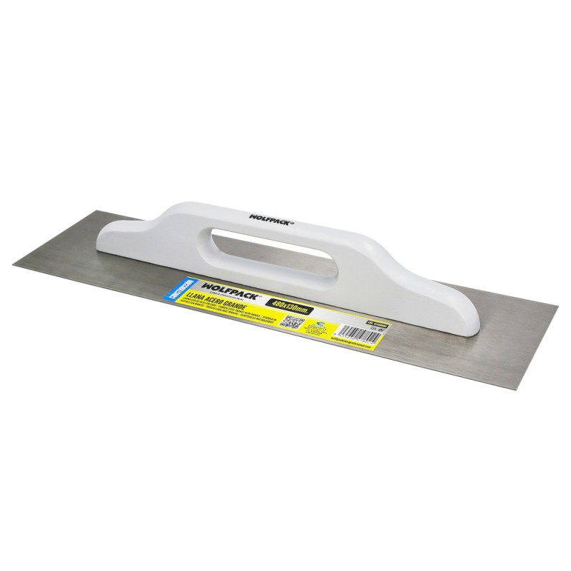 Llana Acero Grande 480x130 mm. WOLFPACK LINEA PROFESIONAL